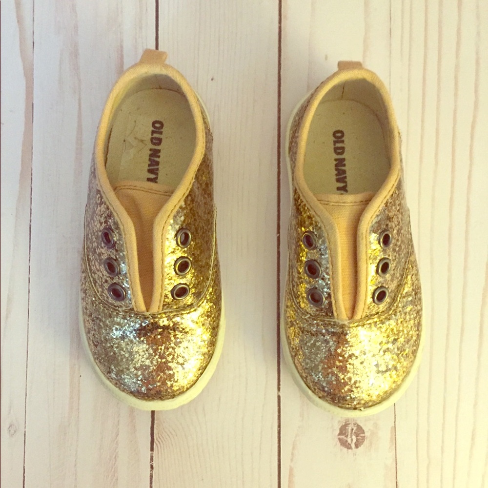Glitter sneakers by Old Navy